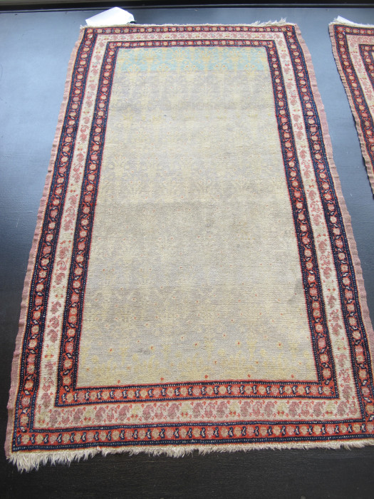 Pair Of Abstract Senneh Rugs